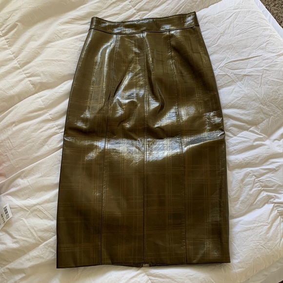 Like New Plaid Pencil Skirt - Picture 3 of 5